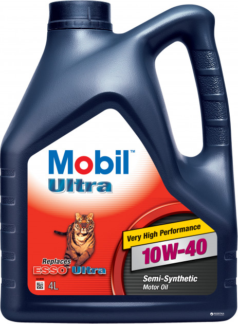 Каталог Mobil Ultra 10W-40 4л Полусинтетическое моторное масло